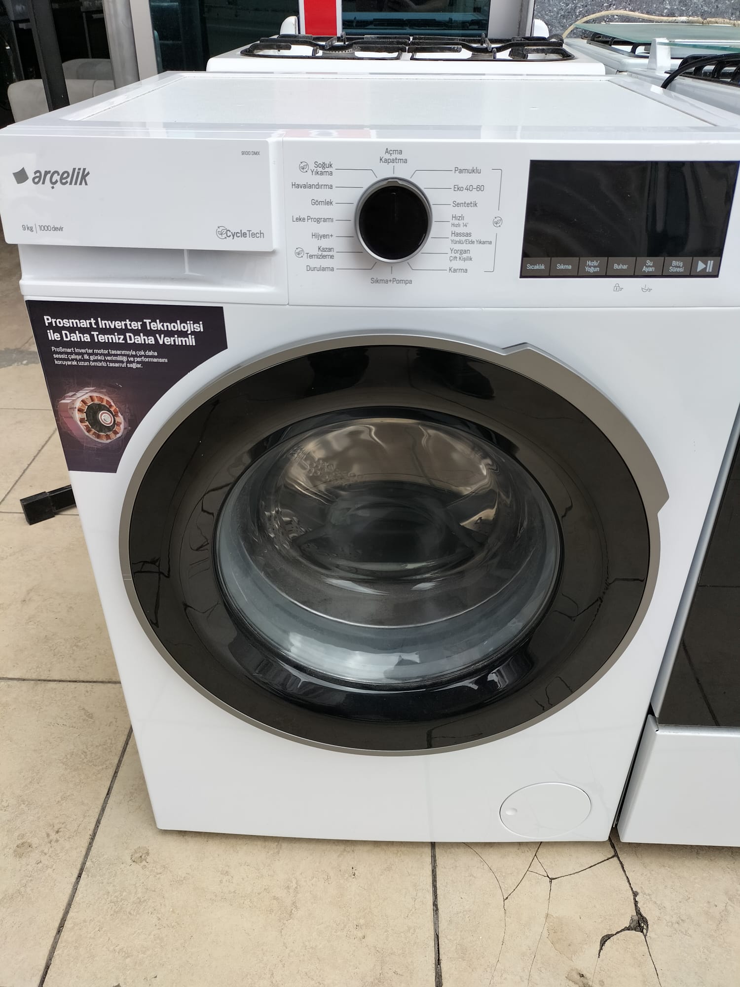 Kayseri İkinci El Arçelik 9 Kilo Çamaşır Makinesi 